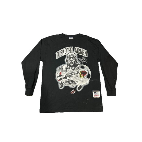 Black Heritage Inc. Other - Vintage Black Heritage Inc.‎ Tuskegee Airmen Airplane Black T Shirt Sz XL